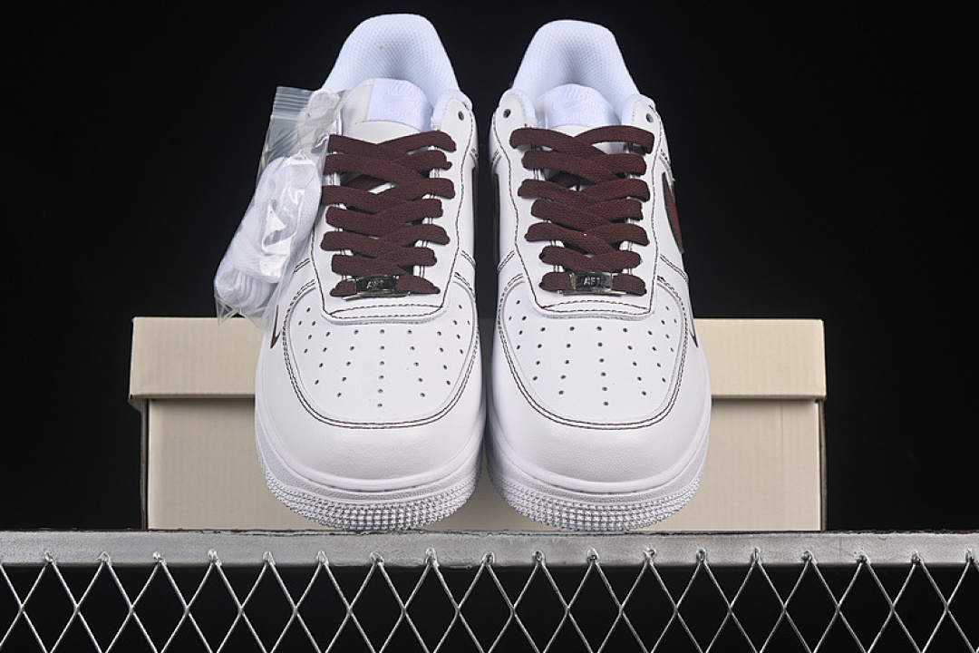 Nike [CW2288-027]-[AIR FORCE 1 07 LOW JUST WHITE/BROWN]-[WOMAN:36-39]-[MAN:40-45] - Image 13