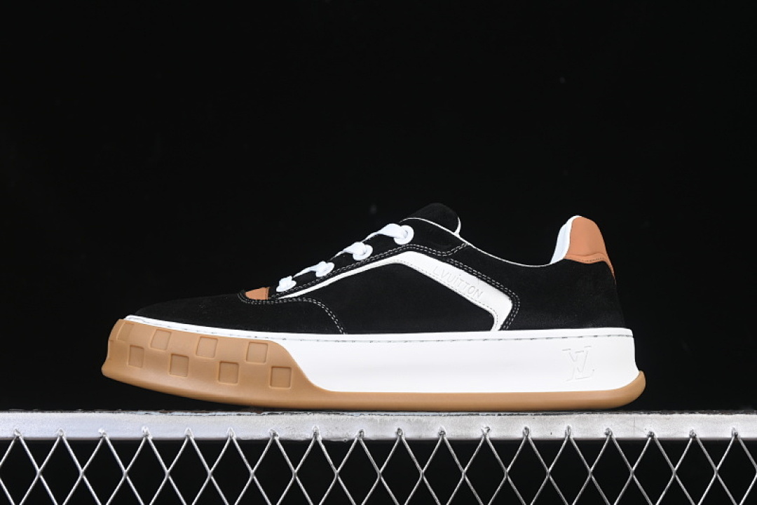 Louis Vuitton [LOUIS VUITTON SKATE SNEAKER CLASSIC 2025SS BLACK/WHITE]-[MAN:39-45] - Image 2