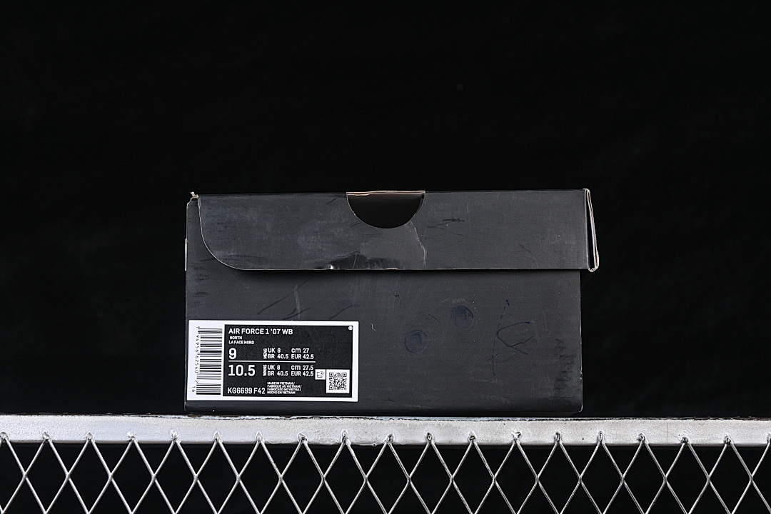 Nike [KG6699-F42]-[AIR FORCE 1 07 LOW CASUAL SHOES BLACK/GREY/WHITE/RED]-[WOMAN:36-39]-[MAN:40-45] - Image 11