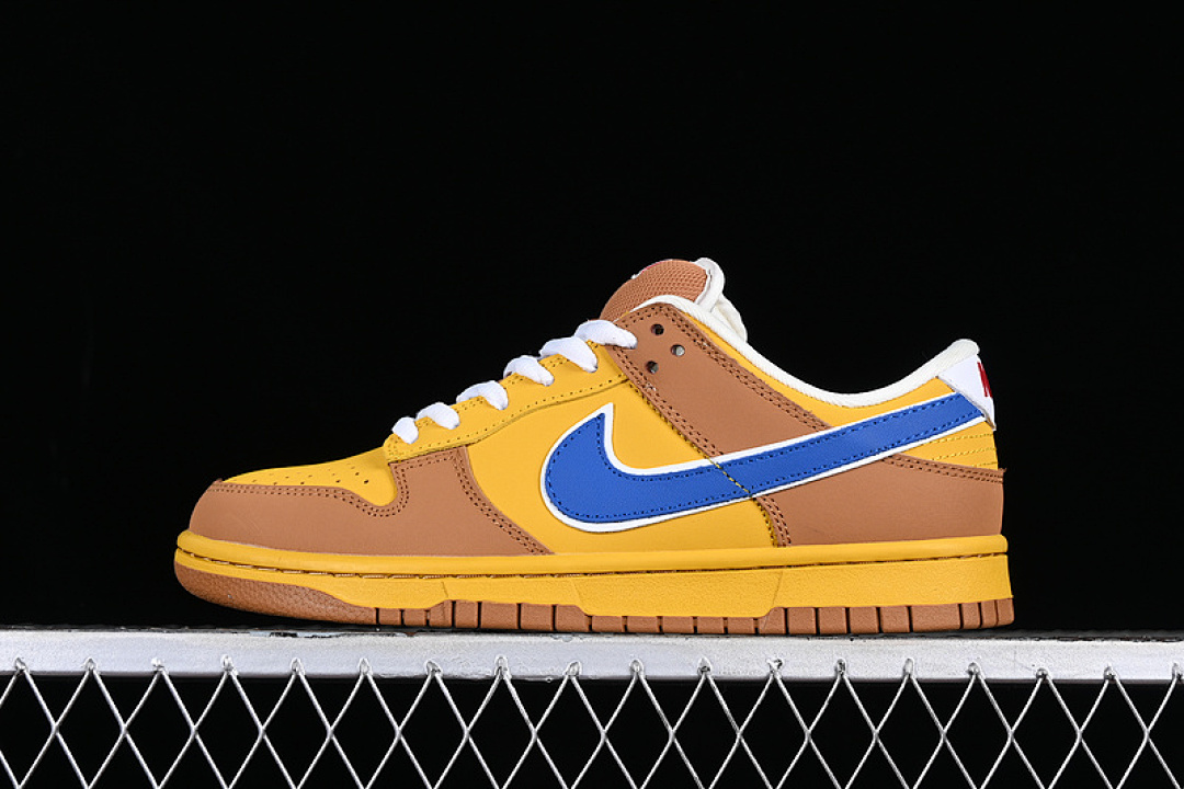 Nike DUNK LOW SB PREMIUM NEWCASTLE BROWN ALE GOLD/ATANTIC BLUE · 313170-741, photo 1