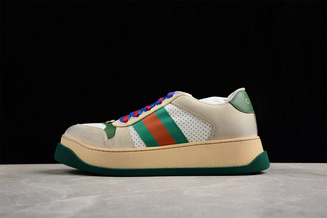 Gucci [GU*CCI SCREENER DIRTY SHOES BEIGE/BLUE/RED/GREEN/BROWN]-[WOMAN:35-40] - Image 14