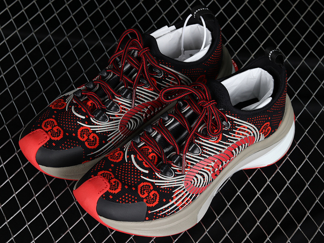 Gucci [USN108490]-[GU*CCI TRCH MUL WA GG SOGGI BLACK/BLACK/RED]-[WOMAN:36-39]-[MAN:40-46] - Image 11