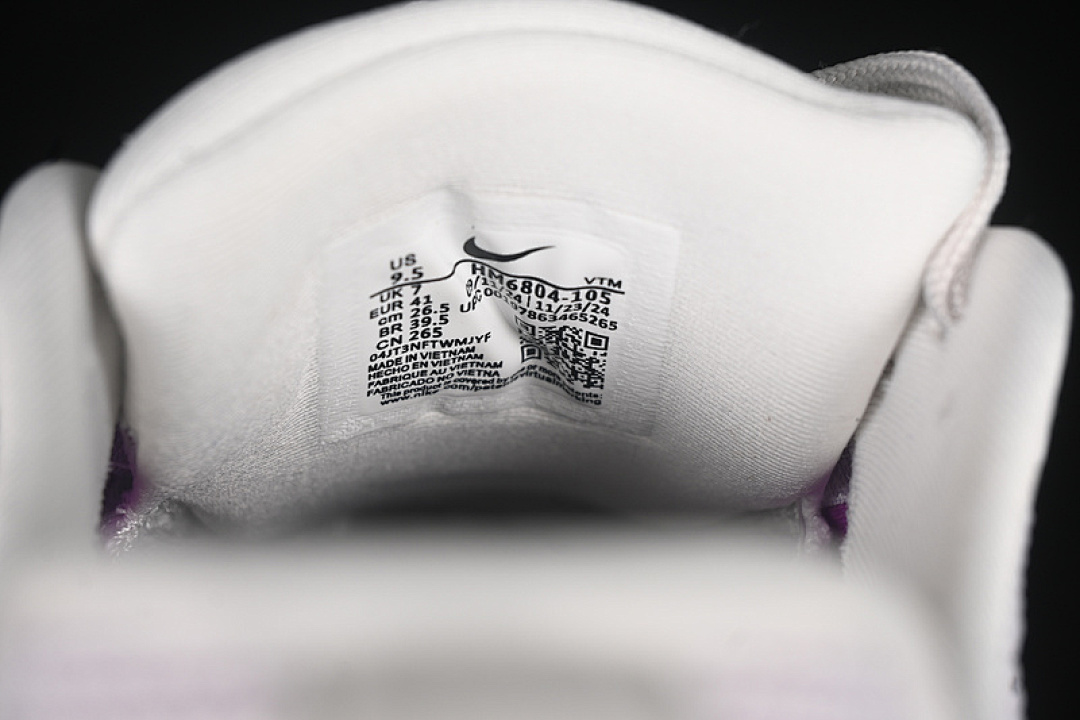 Nike [HM6804-105]-[AIR ZOOM VOMERO 18 SUMMIT WHITE/ELEMENTAL PINK/RED PLUM/BLACK]-[UNISEX:36-46] - Image 6