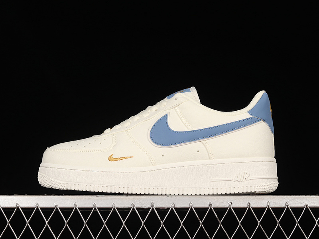 Nike [MN5696-209]-[AIR FORCE 1 LOW 07 WHITE/WHITE/BLUE]-[WOMAN:36-39]-[MAN:40-45], photo 1