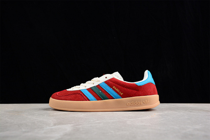 Adidas Adidas ORIGINALS GAZELLE INDOOR RED/WHITE/BLUE/BROWN · IG4996, photo 1