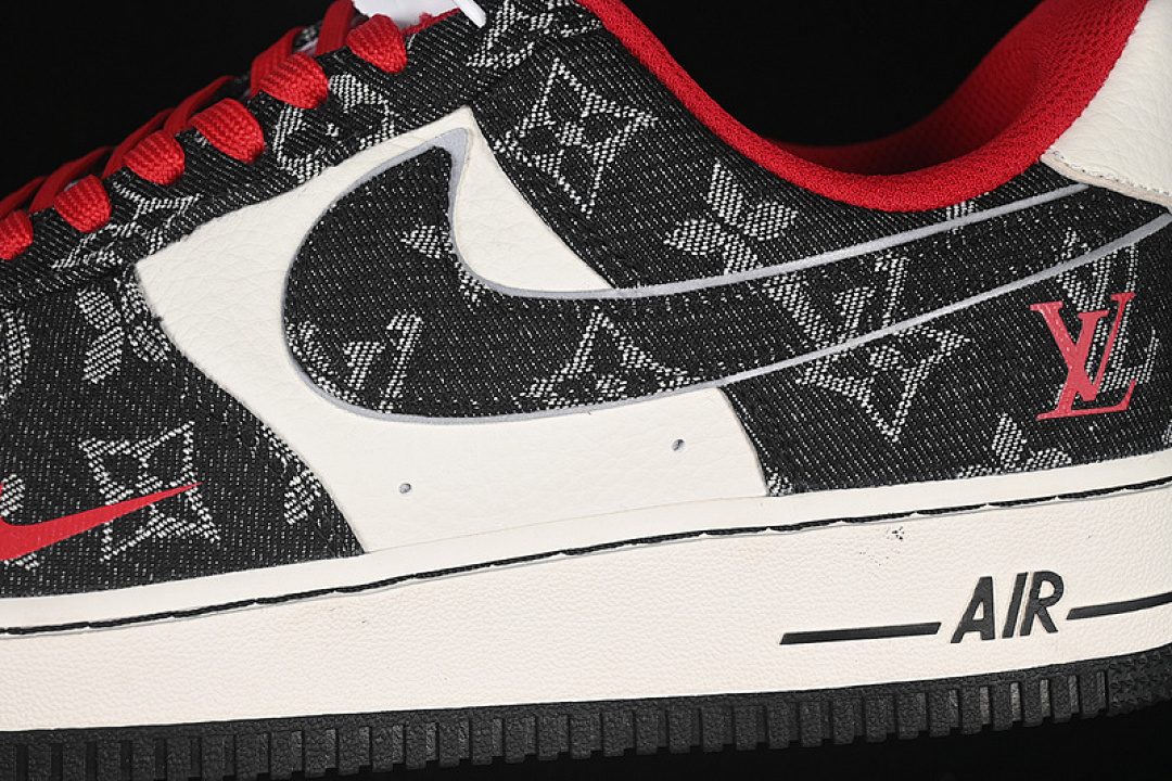 Nike [LW9279-001]-[AIR FORCE 1 07 LOW LV WHITE/BLACK/RED]-[WOMAN:36-39]-[MAN:40-45] - Image 8