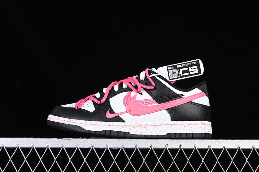 Nike DUNK LOW MULTI COLOR WHITE/BLACK/PINK · FD4623-131, photo 1