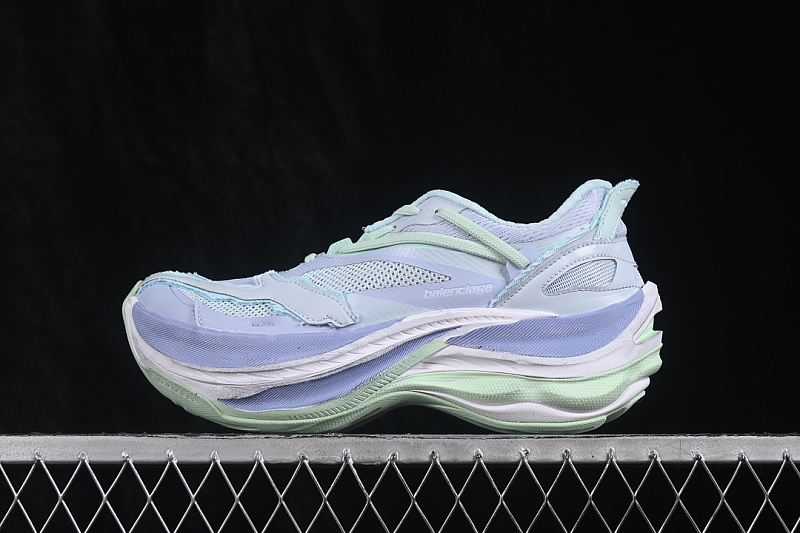 Balenciaga Balenciaga THICK SOLED LOW TOP DAD SHOES LIGHT BLUE/LIGHT GREEN · WMRTN4957, photo 1