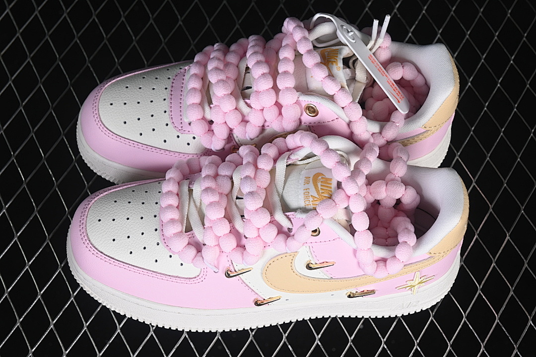 Nike [AB2574-600]-[AIR FORCE 1 07 LOW-TOP CASUAL SNEAKERS PINK/WHITE]-[WOMAN:35.5-39]-[MAN:40-42] - Image 11
