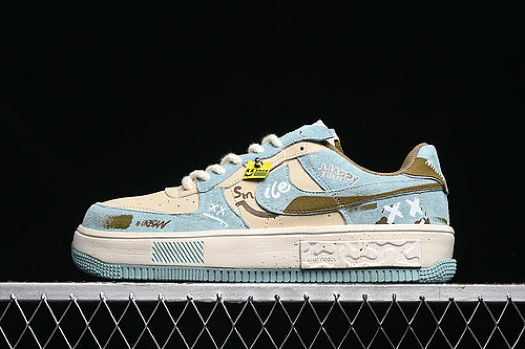 Nike [CW6688-508]-[AIR FORCE 1 FONTANKA ENJOY LIFE BLUE/BEIGE]-[WOMAN:36-39]-[MAN:40-45], photo 1