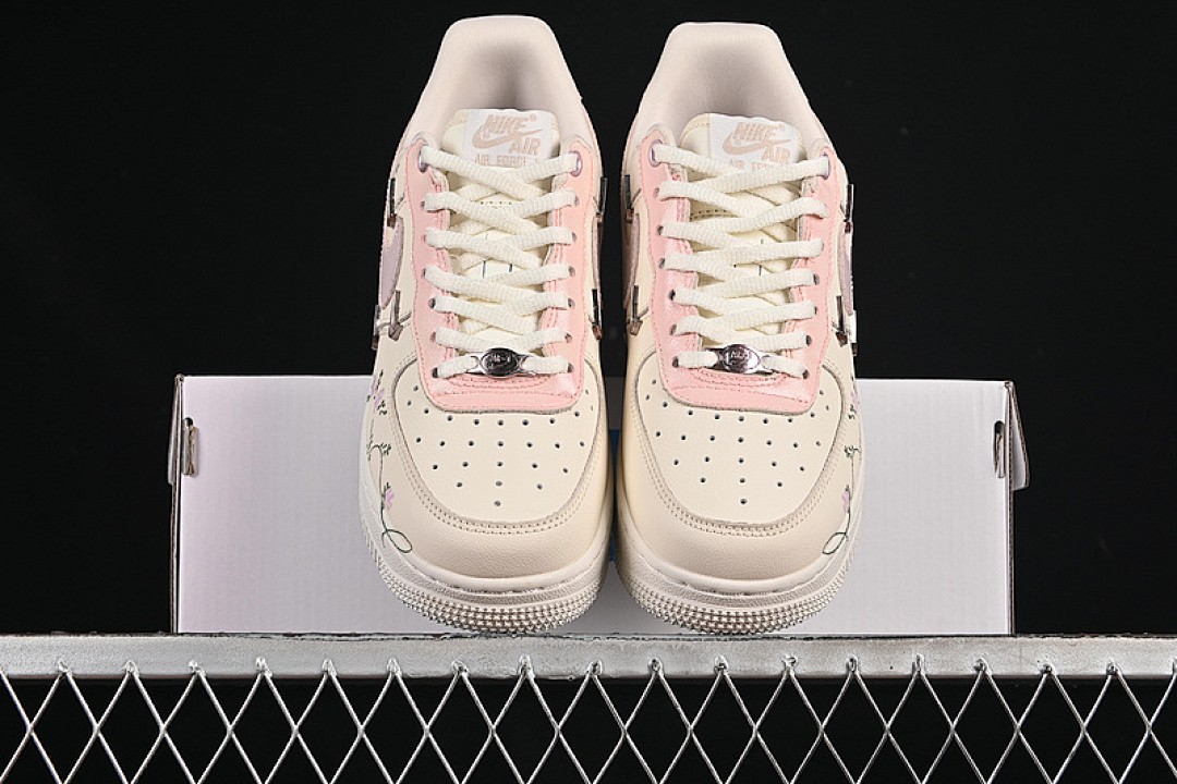 Nike [FV8110-182]-[AIR FORCE 1 07 LOW LIGHT PINK FLOWERS BEIGE/PINK]-[WOMAN:36-39]-[MAN:40-45] - Image 13