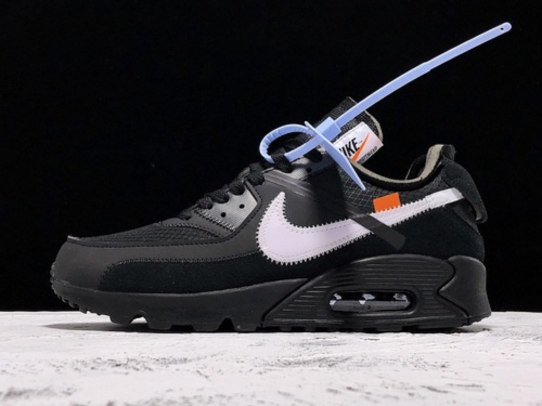 Off-White [AA7293-001]-[OWF AIR MAX 90 OFF-WHITE BLACK/BLACK-CONE-WHITE]-[UNISEX:36-47.5], photo 1