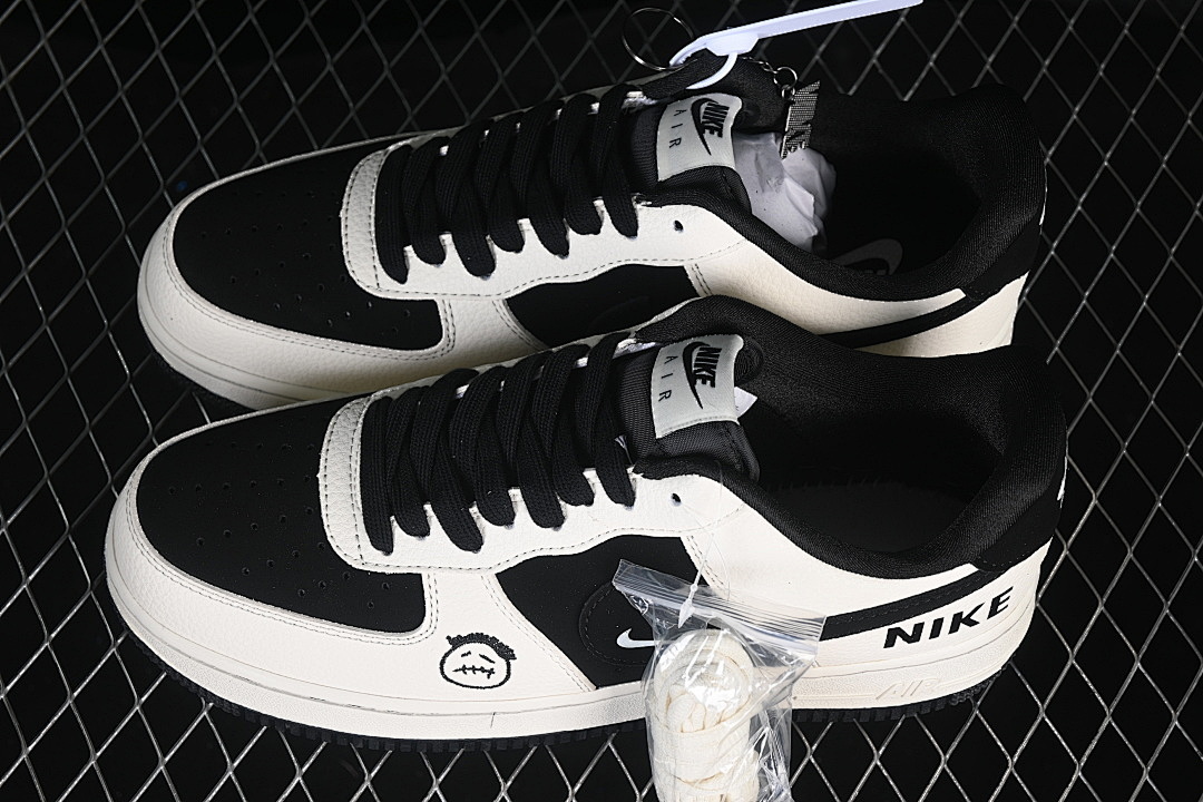 Nike [BK1916-005]-[AIR FORCE 1 07 LOW CASUAL SNEAKERS WHITE/BLACK]-[WOMAN:36-39]-[MAN:40-45] - Image 10