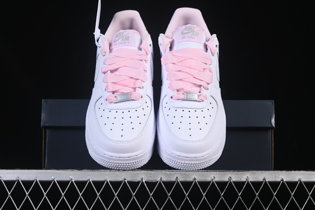 Nike [HV4403-601]-[AIR FORCE 1 07 LOW CASUAL SNEAKERS LIGHT PINK/WHITE]-[WOMAN:35.5-39]-[MAN:40] - Image 12