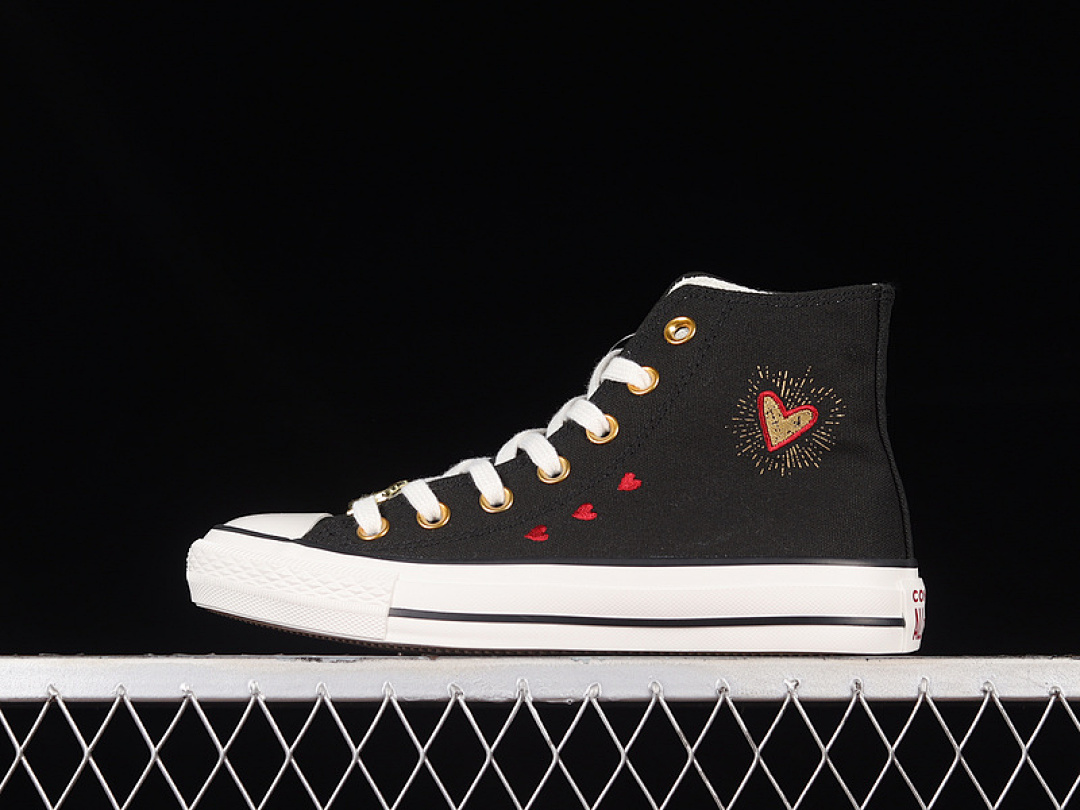 Converse [A03932C]-[CHUCK TAYLOR ALL STAR HIGH VALENTINE'S DAY 2023 BLACK/WHITE/BACK ALLEY BRICK], photo 1