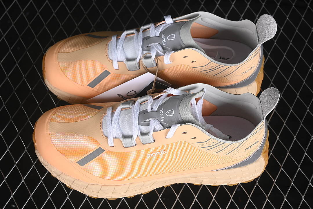Norda [WEAR-RESISTANT CASUAL RUNNING SHOES ORANGE/GREY/ORANGE]-[WOMAN:36-39]-[MAN:40-45] - Image 12