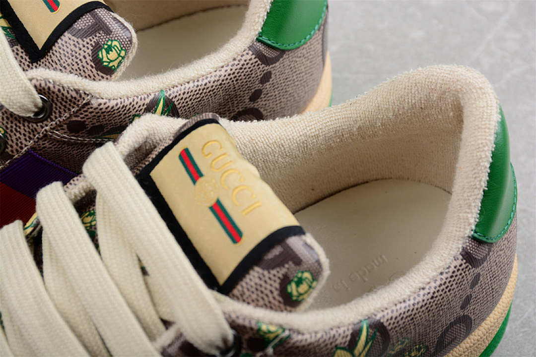 Gucci [GU*CCI DISTRESSED SCREENER SNEAKER GREY/PURPLE/RED-GREEN]-[WOMAN:35-39]-[MAN:40-45] - Image 8