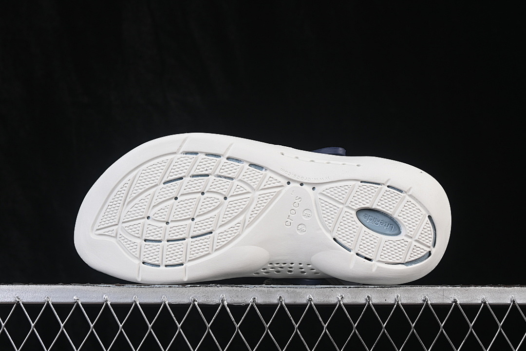 Crocs [LITERIDE 360 CLOG FASHIONABLE ROUND TOED NAVY BLUE/WHITE/SKY BLUE]-[WOMAN:36-39]-[MAN:40-46] - Image 8