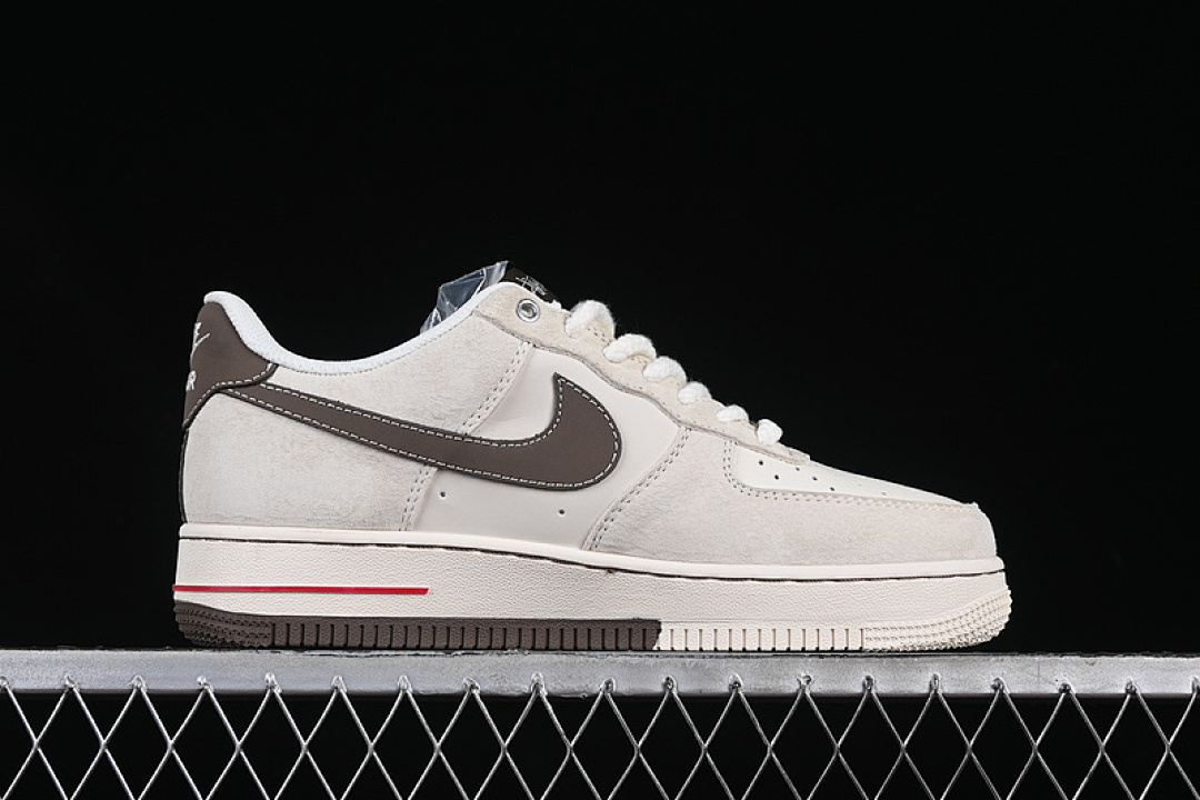Nike [SJ6698-025]-[AIR FORCE 1 07 LOW WHITE/GREY/BROWN]-[WOMAN:36-39]-[MAN:40-45] - Image 16