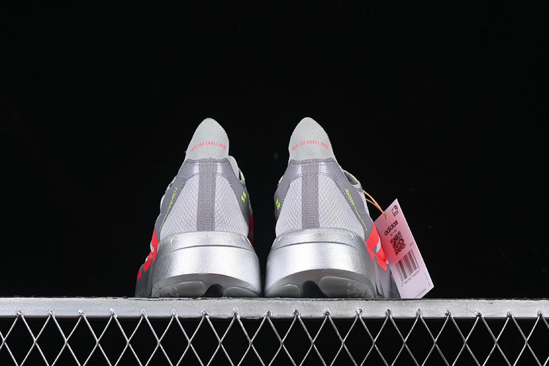 Adidas [JR6372]-[ADIZERO ADIOS PRO 4 SILVER METALLIC/LUCID RED/GREY]-[WOMAN:36-39]-[MAN:40-45] - Image 15