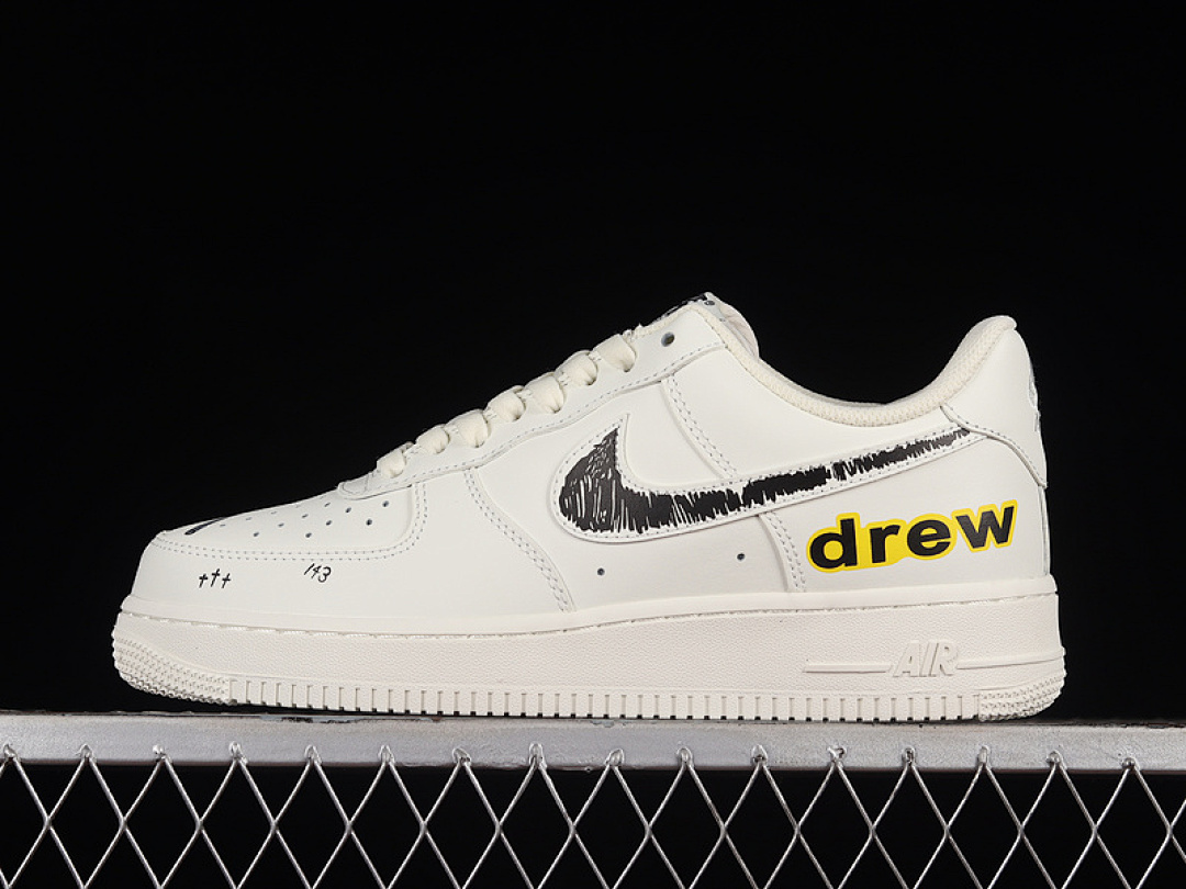 Nike [CW2288-663]-[AIR FORCE 1 07 LOW DREW BLACK/WHITE]-[WOMAN:36-39]-[MAN:40-45], photo 1