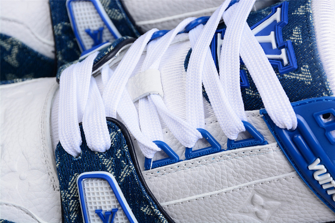 Louis Vuitton [L*V TRAINER SNEAKERS DARK BLUE/WHITE/DARK BLUE]-[MAN:38-45] - Image 8