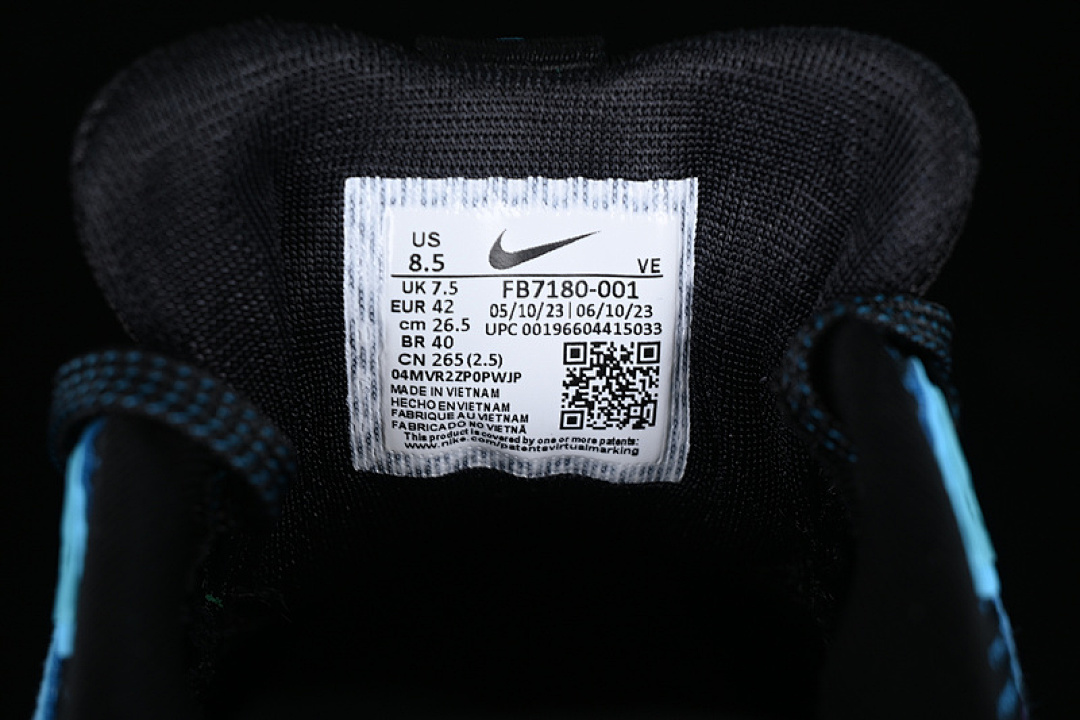 Nike [FB7180-001]-[AIR ZOOM PEGASUS 40 BLACK/PINK/BLUE]-[WOMAN:36-39]-[MAN:40-46] - Image 6