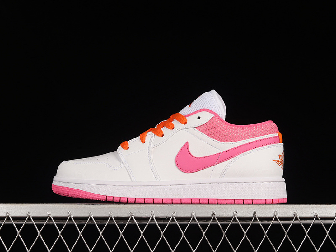 Jordan [DR9498-168]-[AIR JORDAN 1 LOW GS PINKSICLE WHITE/SAFETY ORANGE]-[WOMAN:36-40], photo 1