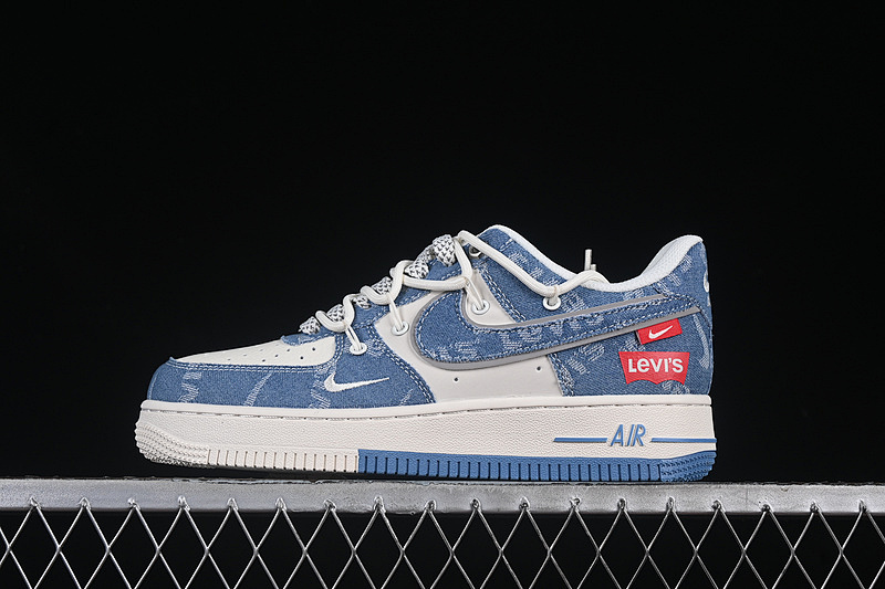 Nike Nike AIR FORCE 1 07 LOW BLUE/RED/WHITE · SJ1198-001, photo 1