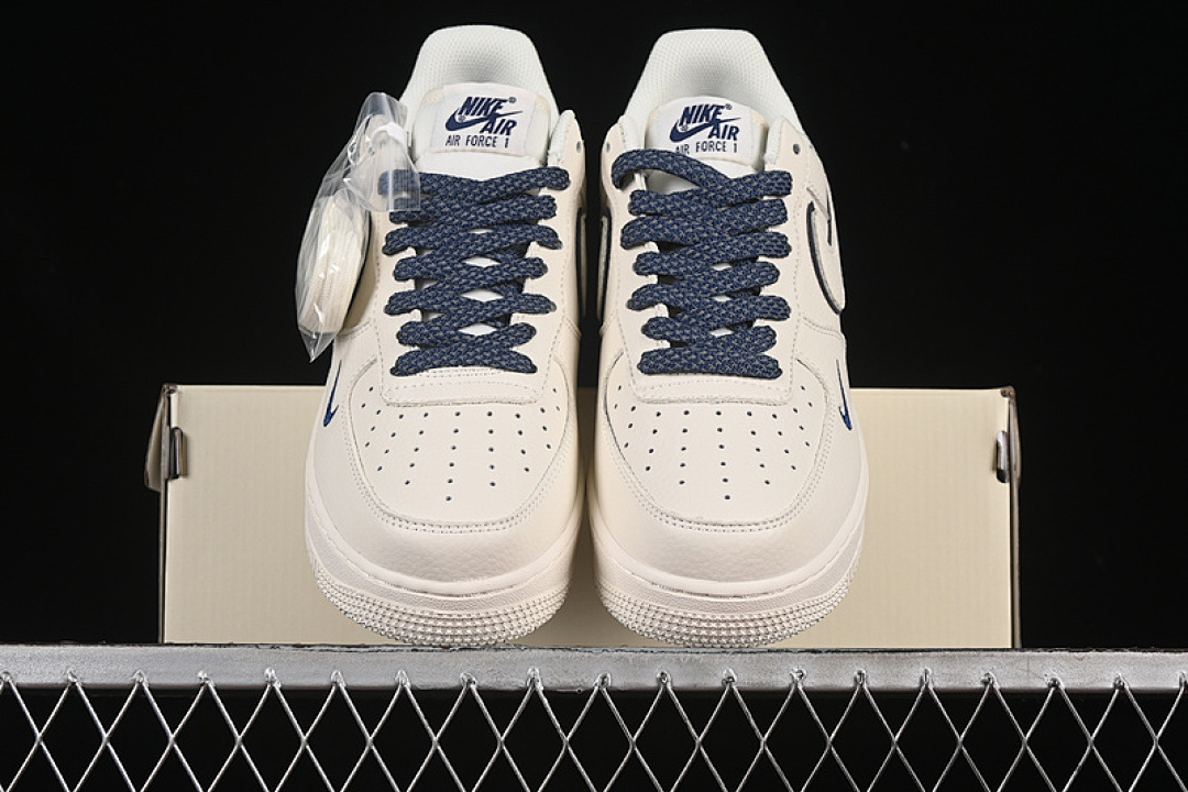 Nike [MJ0319-026]-[AIR FORCE 1 07 LOW WHITE/BLUE]-[WOMAN:36-39]-[MAN:40-45] - Image 13