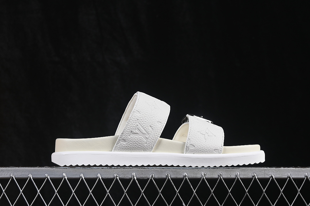 Louis Vuitton [VENICE COMFORT ROUND TOED ONE PIECE SLIPPERS WHITE/PURE WHITE]-[WOMAN:39]-[MAN:40-46] - Image 13