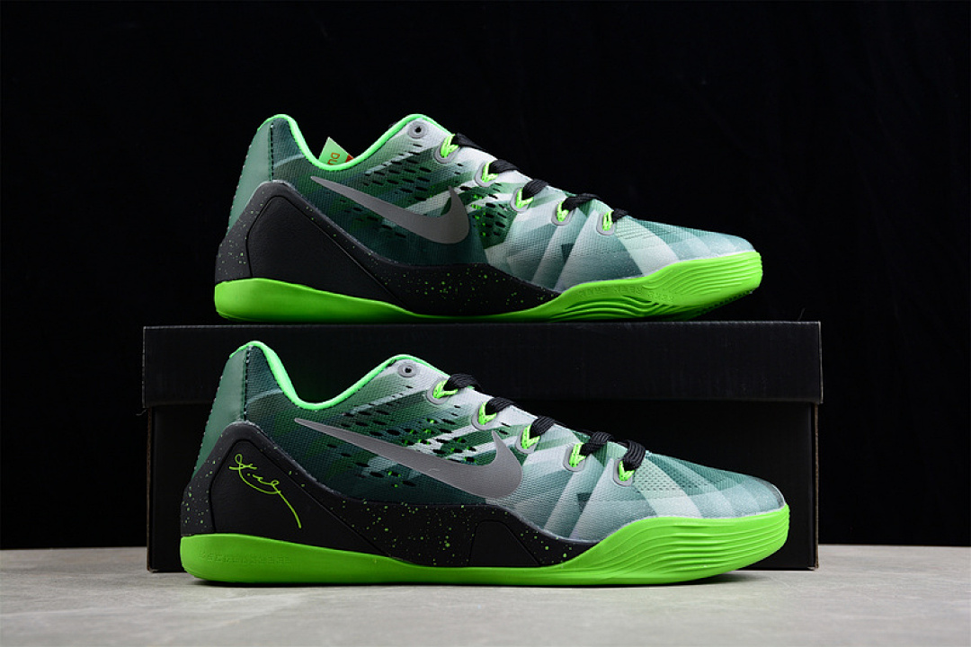 Nike [652908-303]-[KOBE 9 EM PRM GORGE GREEN/METALLIC SILVER-ELECTRIC GREEN]-[MAN:40-46] - Image 16