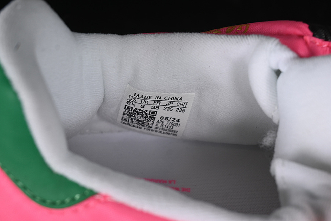 Adidas [IE1433]-[ORIGINALS SAMBA HOME PINK/BLACK/GREEN]-[WOMAN:36-39]-[MAN:40-45] - Image 5