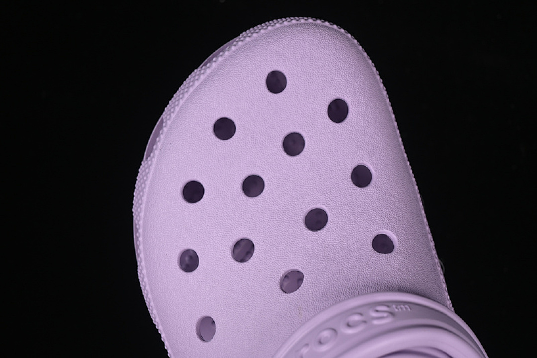 Crocs [CROCS THE SUMMER CLASSIC DUAL-PURPOSE BEACH HOLE SHOES SANDAL SLIPPERS PURPLE]-[WOMAN:36-40] - Image 5