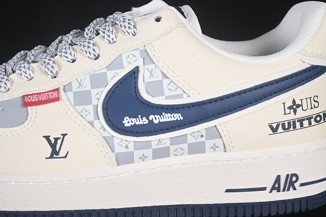 Nike [LF6688-005]-[AIR FORCE 1 07 LOW CASUAL SNEAKERS BEIGE/BLACK]-[WOMAN:36-39]-[MAN:40-45] - Image 7