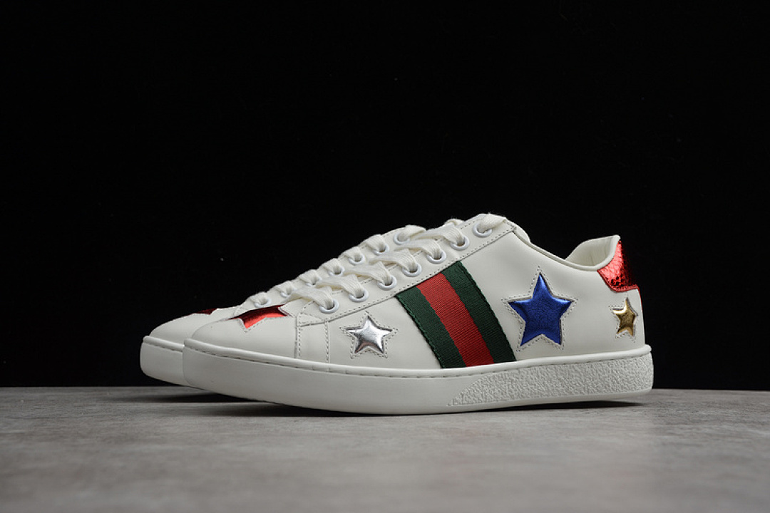 Gucci [GU*CCI ACE EMBROIDERED LOW-TOP SNEAKER WHITE/BLUE/RED]-[WOMAN:35-39]-[MAN:40-44] - Image 15
