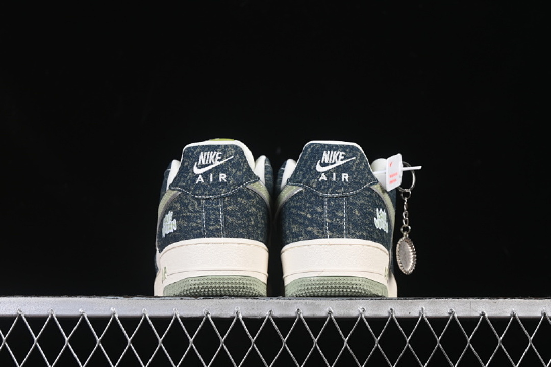 Nike [DX1888-098]-[AIR FORCE 1 07 LOW WHITE/BLUE/GREEN]-[WOMAN:36-39.5]-[MAN:40-45] - Image 14