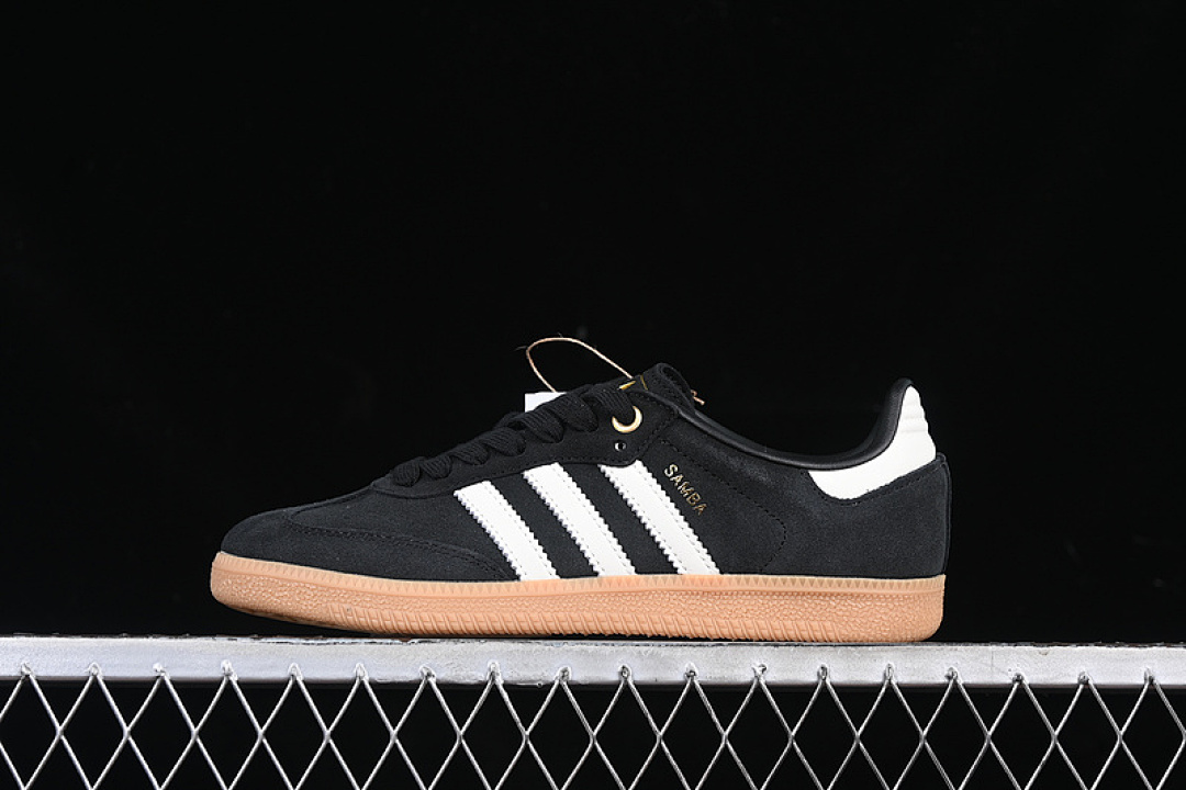 Adidas [JH9160]-[FOOT LOCKER X SAMBA OG CORE BLACK/OFF WHITE/GOLD METALLIC]-[WOMAN:36-40], photo 1