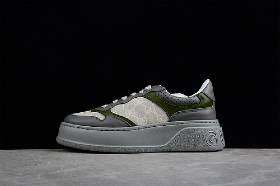 Chanel Chanel [GU*CCI SCREENER GG HIGH-TOP SNEAKER DARK GREEN/GREY/GREY]-[WOMAN:35-39]-[MAN:40-44], photo 1