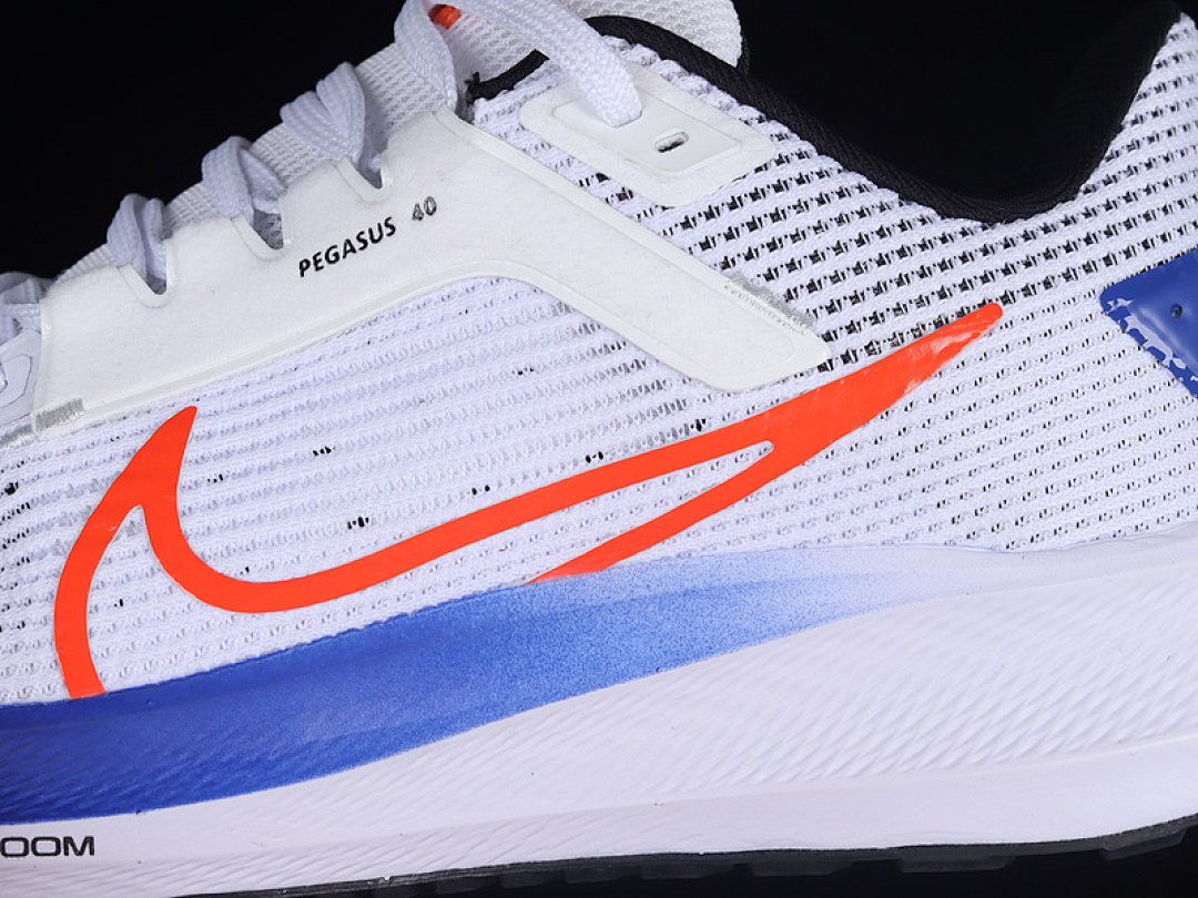 Nike [DV3854-103]-[AIR ZOOM PEGASUS 40 WHITE/BLUE/ORANGE]-[MAN:39-45] - Image 7
