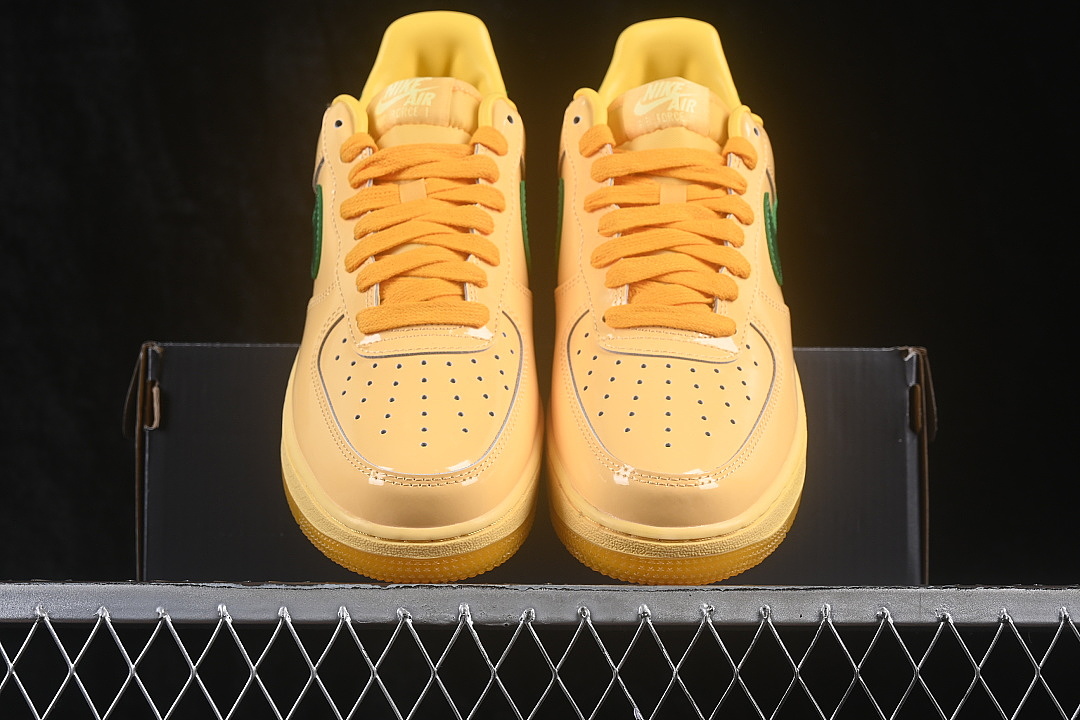 Unbranded [IO4489-700]-[AIR FORCE 1 07 LOW TOPAZ GOLD YELLOW/DARK GREEN]-[WOMAN:35.5-39]-[MAN:40-47.5] - Image 12