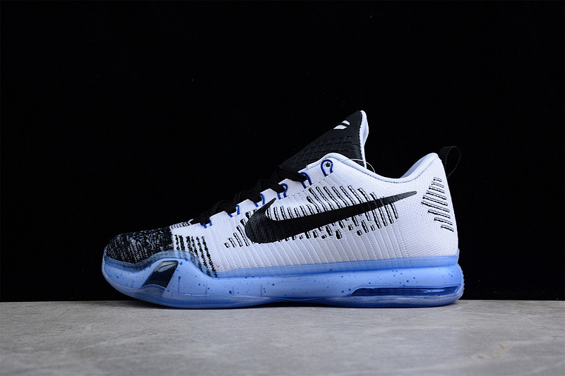 Nike Nike KOBE 10 ELITE PREMIUM HTM SHARK JAW WHITE/BLACK/BLUE · 805937-101, photo 1