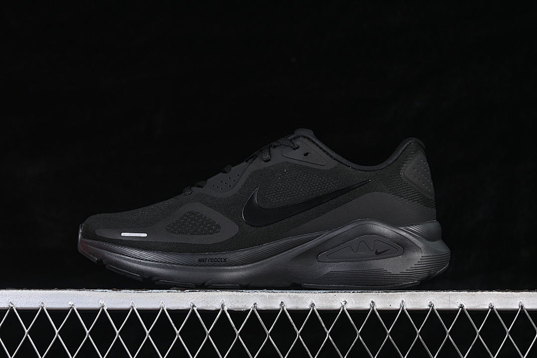AIR ZOOM STRUCTURE 26 PLUS AIR CUSHION SHOES BLACK/INKINESS · HJ1102-001, photo 1