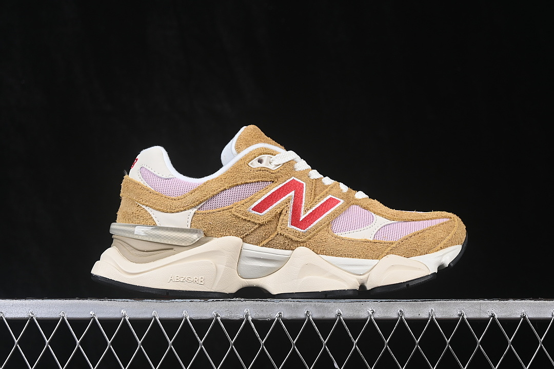 New Balance [U9060GEA]-[NEW BALANCE 9060 CASUAL SPORT SHOES KHAKI/RED/WHITE]-[WOMAN:36-39]-[MAN:40-46.5] - Image 15
