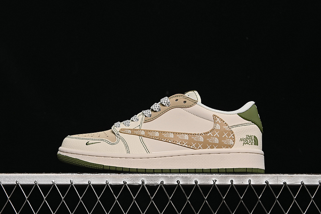 Jordan [QW5088-204]-[TRAVIS SCOTT X FRAGMENT DESIGN AIR JORDAN 1 LOW OG SP OFF WHITE/KHAKI/GREEN], photo 1