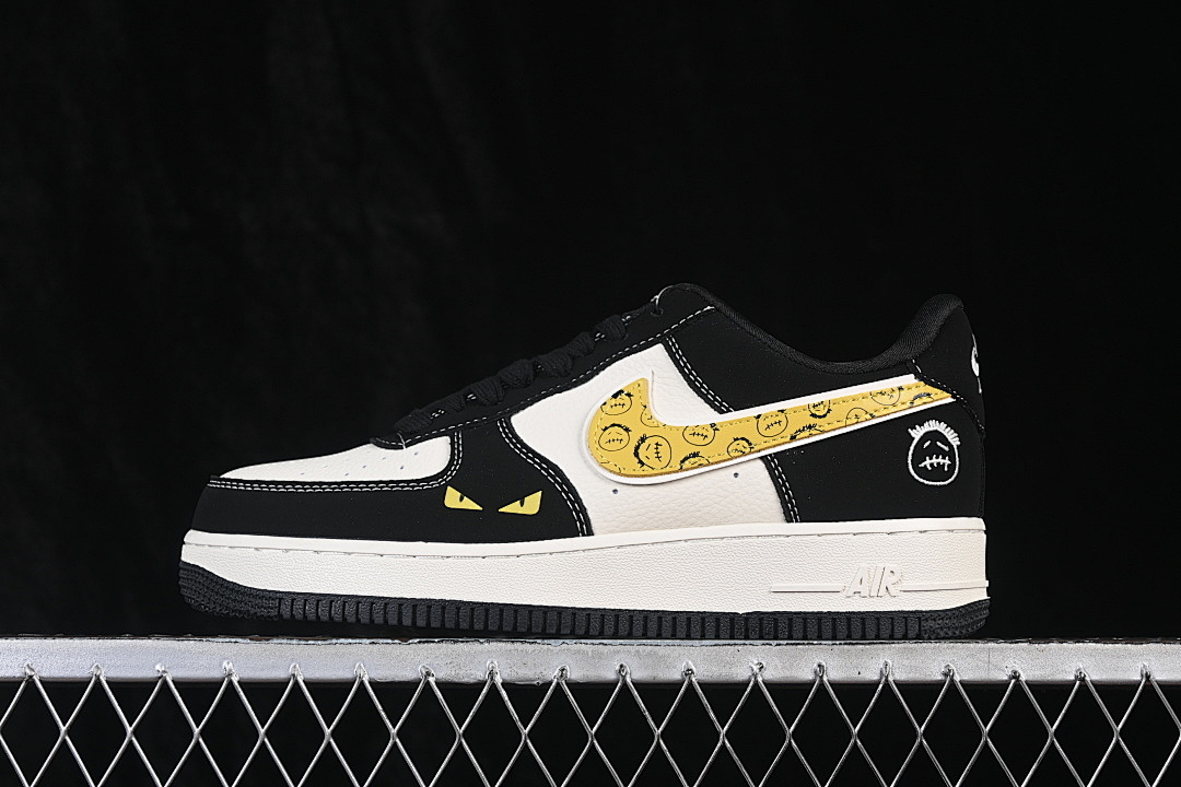 Nike [BK1916-006]-[AIR FORCE 1 07 LOW CASUAL SNEAKERS WHITE/BLACK]-[WOMAN:36-39]-[MAN:40-45] - Image 2