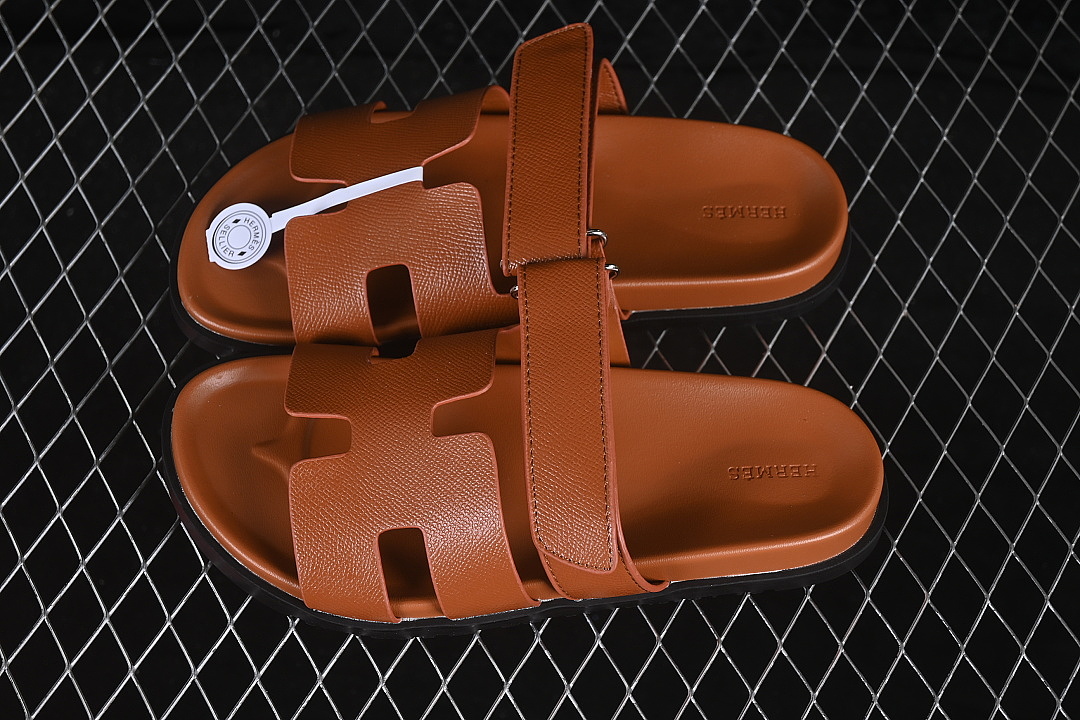 Chanel [CHYPRE FLAT BOTTOMED ONE SHOULDER SLIPPERS BROWN/COFFEE]-[WOMAN:35-39]-[MAN:40-46] - Image 9