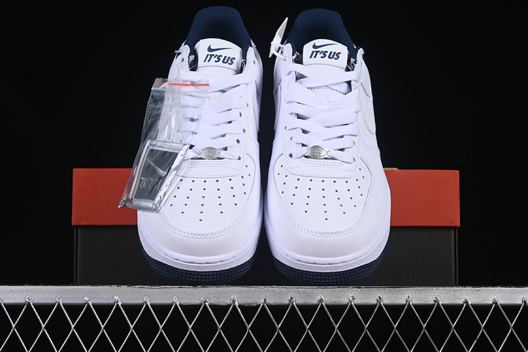 Nike [IB5720-100]-[LIL YACHTY X AIR FORCE 1 07 LOW WHITE/WHITE/MIDNIGHT NAVY/DARK POWDER (BLUE]) - Image 13
