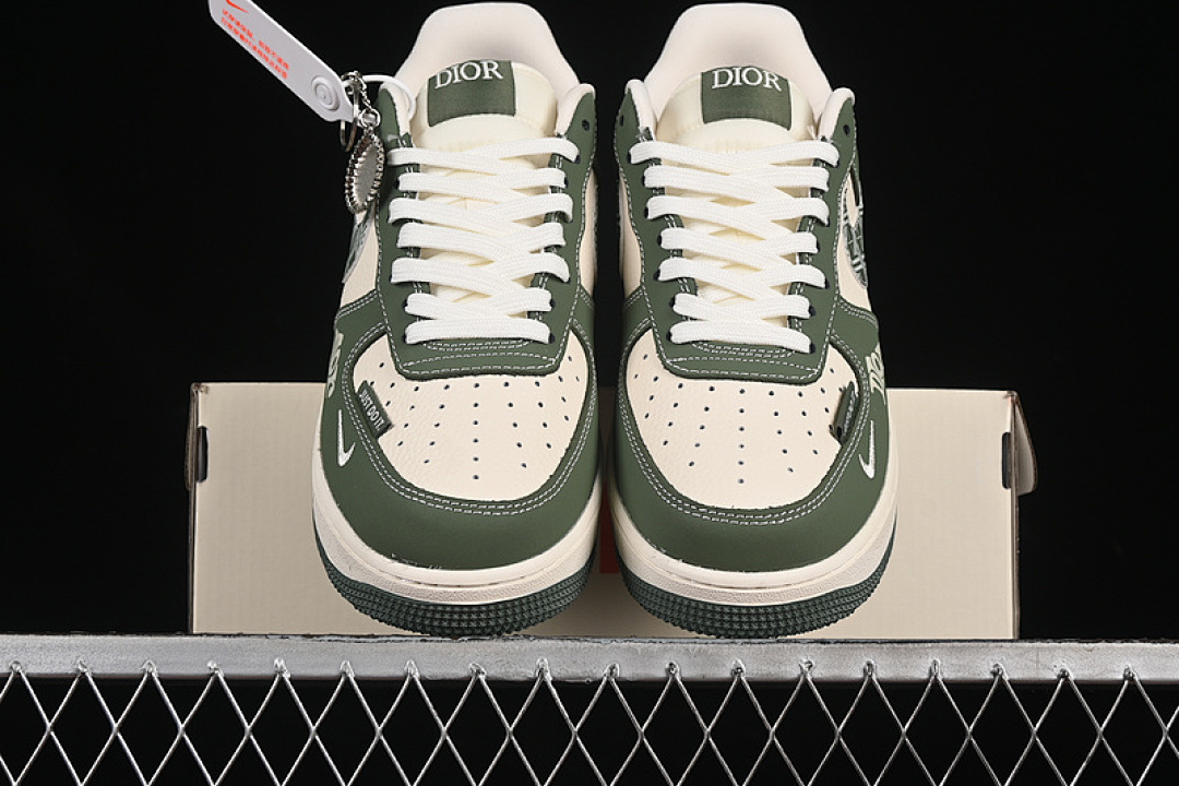 Nike [KK1988-081]-[AIR FORCE 1 07 LOW WHITE/GREEN]-[WOMAN:36-39]-[MAN:40-45] - Image 13