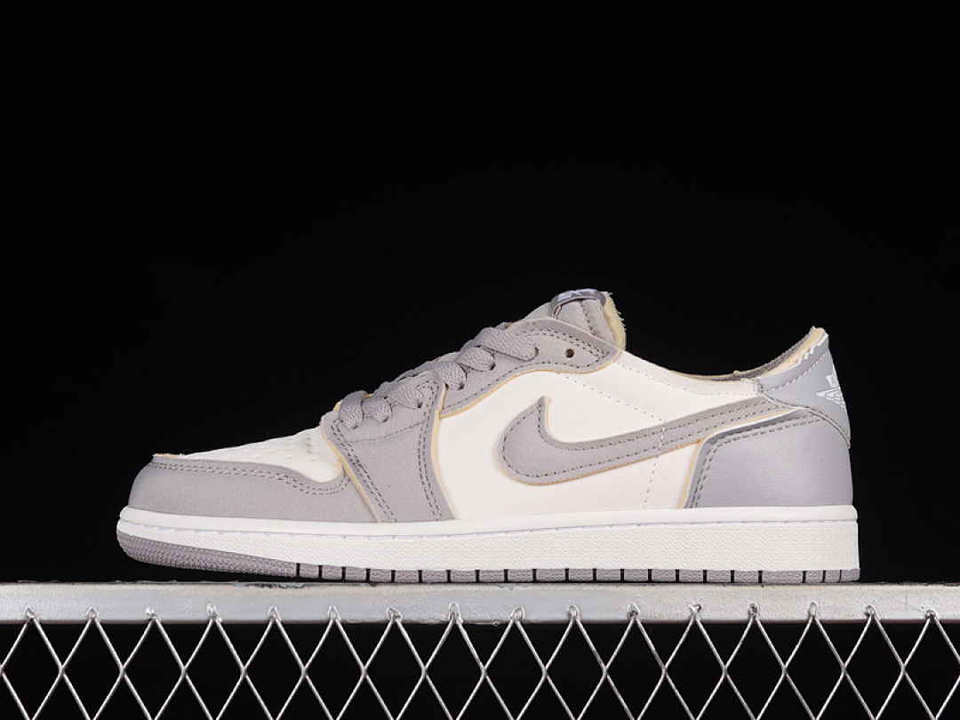 [DN1635-002]-[AIR Jordan 1 LOW SE CRAFT INSIDE OUT TECH GREY/LIGHT OREWOOD BROWN/WHITE, photo 1